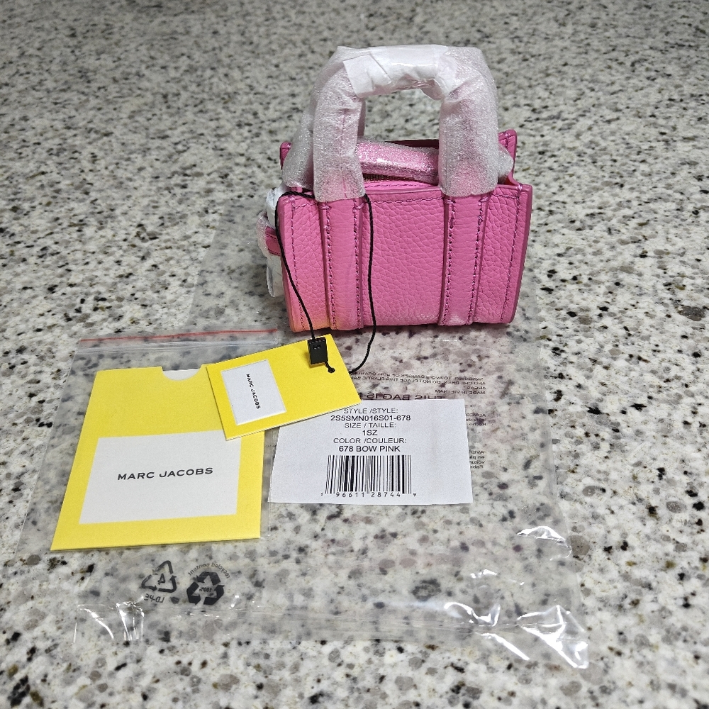 Marc jacobs The Nano Tote Crossbody (bow pink) - Picture 5 of 10